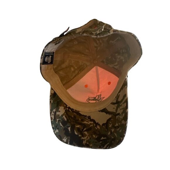 Jones Trailers Woodson Texas Camo & Blaze Orange Hat Adjustable Strapback - Picture 4 of 5